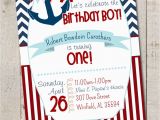 Nautical Birthday Invitations Free Nautical Birthday Boy Party Nautical First by thelovelyapple