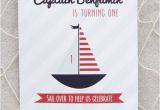 Nautical Birthday Invitations Free Nautical Birthday Invitation Printable