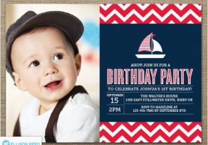 Nautical Birthday Invites 30 First Birthday Invitations Free Psd Vector Eps Ai