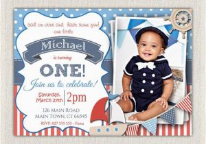 Nautical Birthday Invites 5 Nautical Birthday Invitations for Your Inspiration