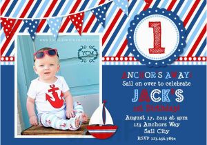 Nautical Birthday Invites 5 Nautical Birthday Invitations for Your Inspiration