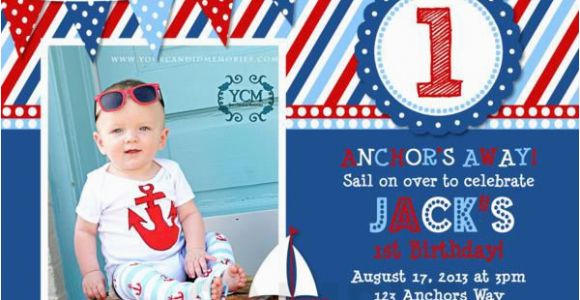 Nautical Birthday Invites 5 Nautical Birthday Invitations for Your Inspiration