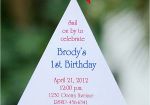 Nautical Birthday Invites Best 25 Nautical Birthday Invitations Ideas On Pinterest