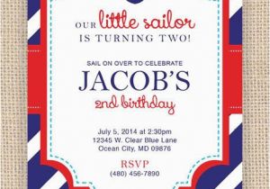 Nautical Birthday Invites Best 25 Nautical Birthday Invitations Ideas On Pinterest