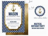 Nautical Birthday Invites Ships Ahoy A Boys Nautical Party B Lovely events