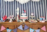 Nautical Decorations for Birthday Party Ships Ahoy A Boys Nautical Party B Lovely events