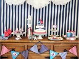 Nautical Decorations for Birthday Party Ships Ahoy A Boys Nautical Party B Lovely events