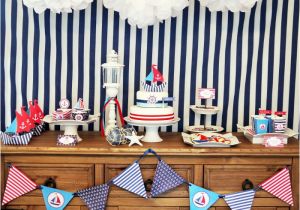 Nautical Decorations for Birthday Party Ships Ahoy A Boys Nautical Party B Lovely events