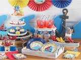 Nautical First Birthday Decorations Ahoy Nautical 1st Birthday Party Supplies Party City