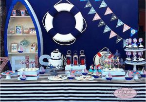 Nautical First Birthday Decorations Kara 39 S Party Ideas Nautical themed First Birthday Party