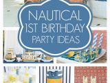 Nautical First Birthday Decorations Nautical First Birthday Party Pretty My Party