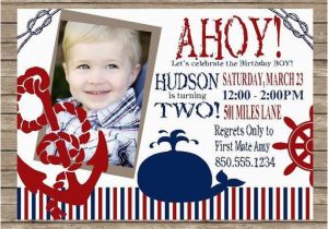 Nautical themed First Birthday Invitations Best 25 Nautical Birthday Invitations Ideas On Pinterest