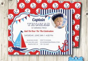 Nautical themed First Birthday Invitations Best 25 Nautical Birthday Invitations Ideas On Pinterest