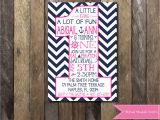 Nautical themed First Birthday Invitations Nautical First Birthday Invitation 1st Birthday Invitation