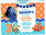 Nemo Birthday Party Invitations Finding Nemo Birthday Invitation Finding Nemo Dory