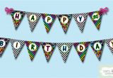 Neon Happy Birthday Banner Neon 80 39 S Party Happy Birthday Banner 30th by