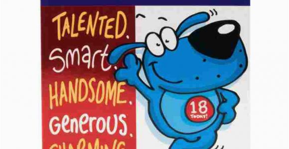 Nephew 18th Birthday Card Happy 18th Birthday Card for Nephew Clintons