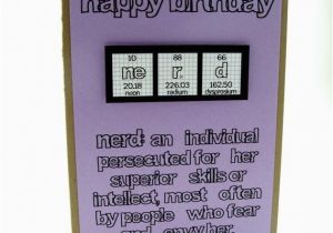 Nerd Birthday Cards Items Similar to Nerd Birthday Card Purple Girl On Etsy