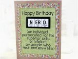 Nerd Birthday Cards Science Nerd Birthday Card Greeting Card Paper Goods