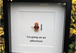 Nerdy Birthday Gifts for Him Bilbo Baggins Brick Figure Art Going On An Adventure Lotr
