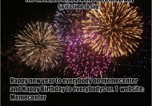 New Years Eve Birthday Meme Happy New Year and Hapy Birthday by Mirawennem
