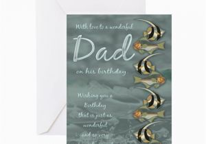 Nice Words for A Birthday Card Dad Birthday Card with Fish and Nice Words by Moonlakedesigns