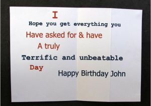 Nice Words for A Birthday Card Funny Fold Out Birthday Card Rude Card Pops Up with Nice