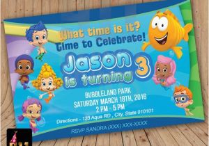 Nick Jr Birthday Invitations Bubble Guppies Birthday Invitation Diy Printable Invitation