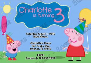 Nick Jr Birthday Invitations Novel Concept Designs Nick Jr Peppa Pig Balloon Birthday