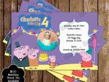 Nick Jr Birthday Invitations Novel Concept Designs Nick Jr Peppa Pig Birthday Party