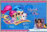 Nick Jr Birthday Invitations Shimmer and Shine Birthday Invitation Nick Jr Photo