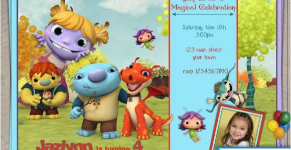 Nick Jr Birthday Invitations Wallykazam Birthday Invitation Printable