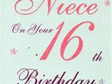 Niece 16th Birthday Card for A Special Niece 16 today Birthday Card 16th Birthday