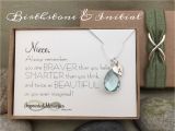 Niece 16th Birthday Card Gifts for Niece Jewelry Sterling Silver Birthstone Necklace