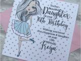 Niece 16th Birthday Card Personalised Daughter Granddaugther Niece Birthday Card