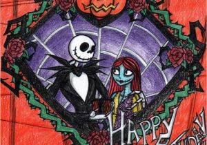 Nightmare before Christmas Birthday Card G Happy Tim Burton Birthday by Ankoku Sensei On Deviantart