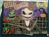 Nightmare before Christmas Birthday Card Nightmare before Christmas Birthday Card by Moderndaypoe