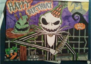 Nightmare before Christmas Birthday Card Nightmare before Christmas Birthday Card by Moderndaypoe