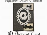Nightmare before Christmas Birthday Card Nightmare before Christmas Birthday Shutter by