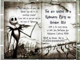 Nightmare before Christmas Birthday Invitation Template Birthday Invitation Templates Nightmare before Christmas