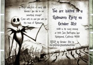 Nightmare before Christmas Birthday Invitation Template Birthday Invitation Templates Nightmare before Christmas