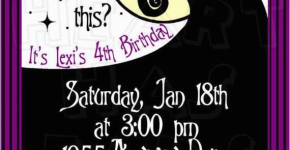 Nightmare before Christmas Birthday Invitation Template Diy Nightmare before Christmas with Jack Sally Birthday