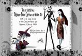 Nightmare before Christmas Birthday Invitation Template Nightmare before Christmas Birthday Invitations