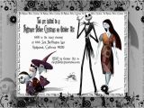 Nightmare before Christmas Birthday Invitation Template Nightmare before Christmas Birthday Invitations