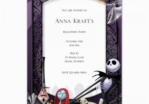 Nightmare before Christmas Birthday Invitation Template the Nightmare before Christmas Expressionery