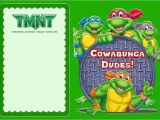 Ninja Turtle Birthday Invite Teenage Mutant Ninja Turtles Another Great Idea for A