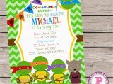 Ninja Turtle Birthday Invites Free Printable Ninja Turtle Birthday Invitations