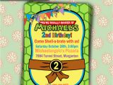 Ninja Turtle Birthday Invites Personalize Teenage Mutant Ninja Turtles Tmnt Photo