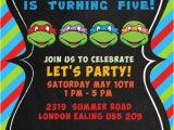 Ninja Turtle Birthday Invites Tmnt Birthday Invitations Template Resume Builder