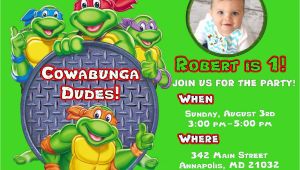 Ninja Turtles Birthday Invites Free Printable Ninja Turtle Birthday Party Invitations